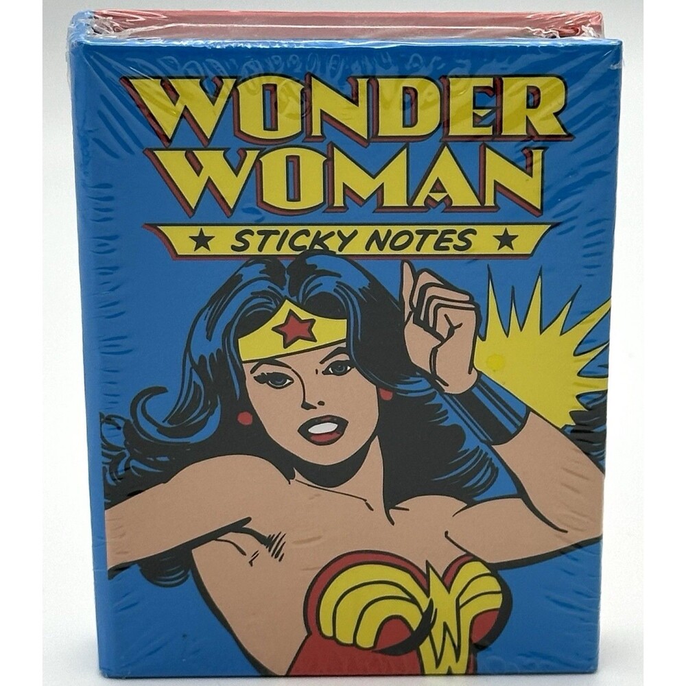 Brand New Sealed Wonder Woman Sticky Notes DC Comics Philosophers Guild 4204